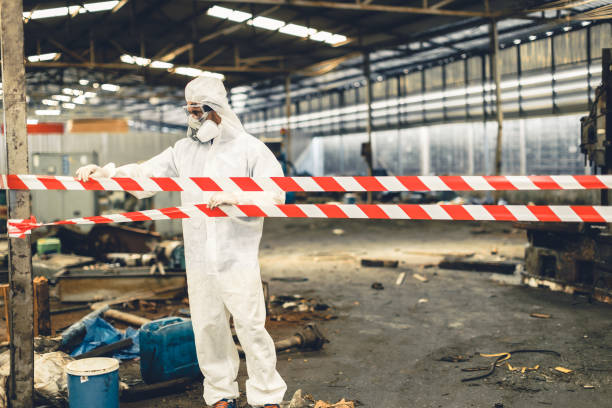 Professional Sewage Cleanup technician working in Magnolia, NC